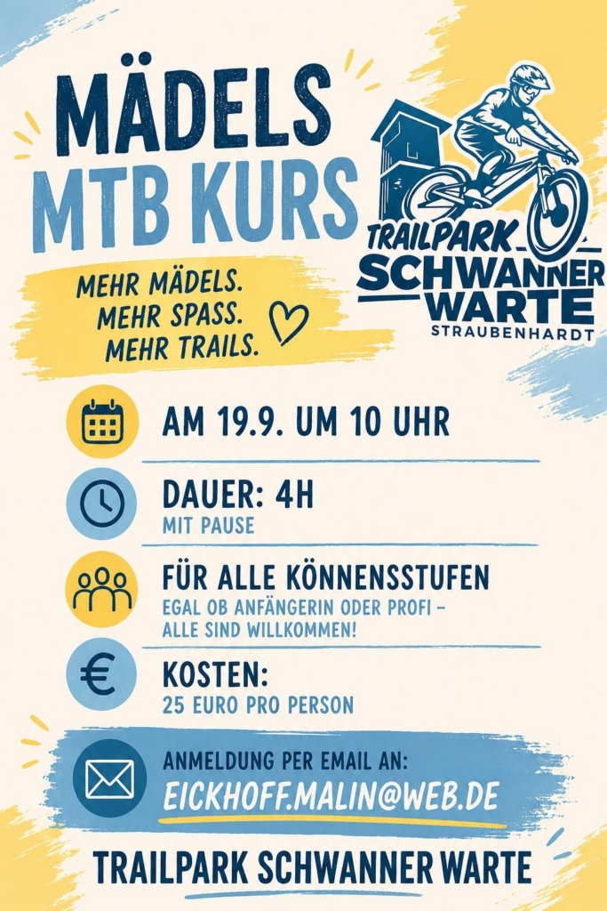 MTB-Kurs Mädels Herbst 2026